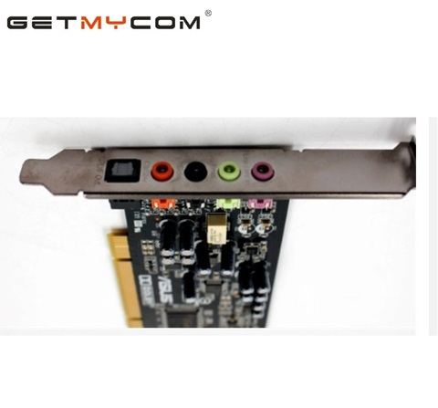 Getmycom Original FOR ASUS Win10 XONAR DG PCI 5.1 Sound card PCI-E pcie support ► Photo 1/2