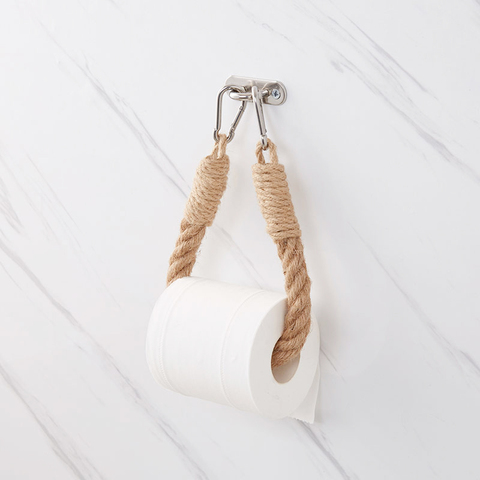 Vintage Towel Hanging Rope Toilet Paper Holder Home Hotel Bathroom Decoration Supplies ► Photo 1/6