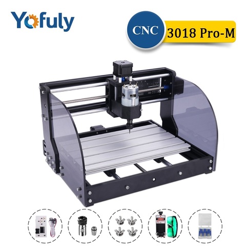 CNC 3018 Pro Max DIY Engraving Machine Laser Engraver 3-Axis GRBL Milling Laser Wood Router PCB PVC Mini CNC3018 Crave Engraver ► Photo 1/6