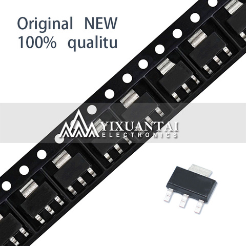 10pcs/lot  IC REG LIN AMS1117 1.2V 1.5V 1.8V 2.5V 3.3V 5V ADJ SOT223 1117 Voltage Regulator LM1117 ► Photo 1/1