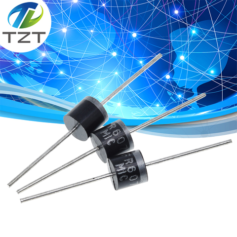 10PCS FR607 6A 1000V Fast Recovery Diodes ► Photo 1/6