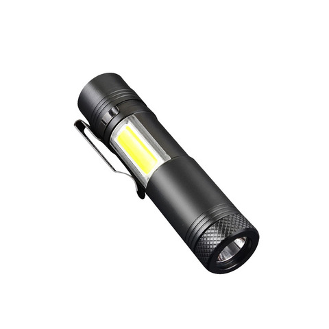 Mini XPE COB LED Flashlight Portable Waterproof Lantern Mini Torch Clip Pocket Work Light Emergency Lighting By 14500 AA battery ► Photo 1/1