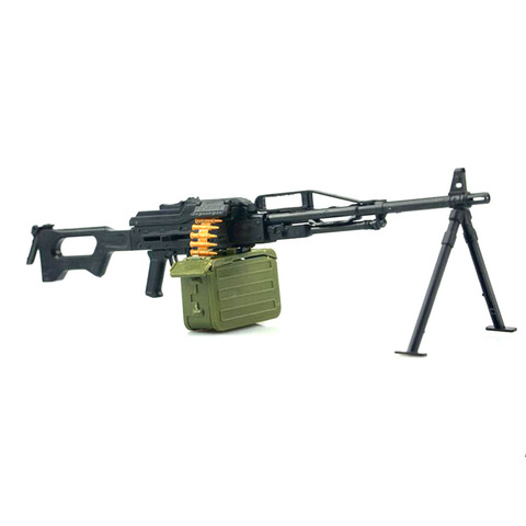 1/6 Scale PKP PECHENEG Machine Gun Assemble Model Puzzles Bricks Military Weapon Sand Table Toy For Action Figure ► Photo 1/5