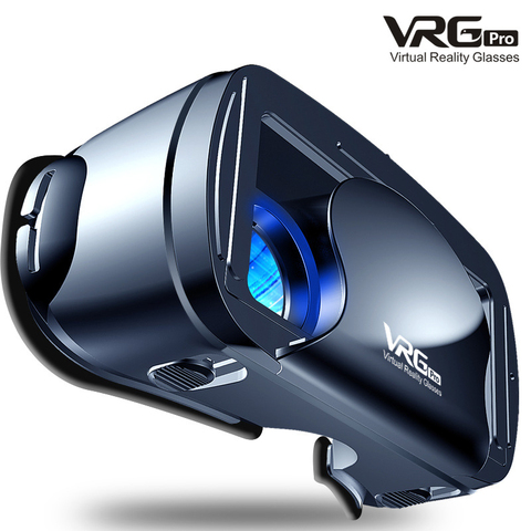 VRG Pro 3D VR Glasses Virtual Reality Full Screen Visual Wide-Angle VR Glasses For 5 To 7 Inch Smartphone Devices Dropshipping ► Photo 1/1