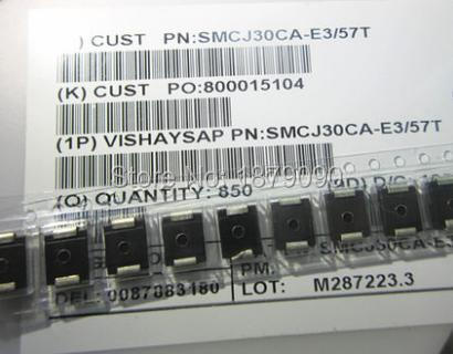 Free shipping 20pcs SMCJ22A SMCJ22CA SMCJ24A SMCJ24CA SMCJ26A SMCJ26CA  UNI/BI  1500W 22V 24V 26V   TVS DIODE SMC/DO-214AB ► Photo 1/6