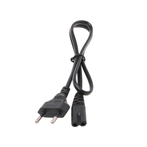 2-Prong Pin AC EU Power Supply Cable Lead Wire Power Cord For Desktop Laptop Electrical Equipment ► Photo 1/6