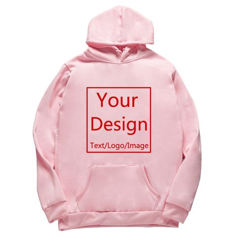 2022 Men/Women Custom hoodies DIY Text Logo Image Print High Quality Clothing Customized Sport Casual Sweatshirt Size XS-4XL ► Photo 1/6
