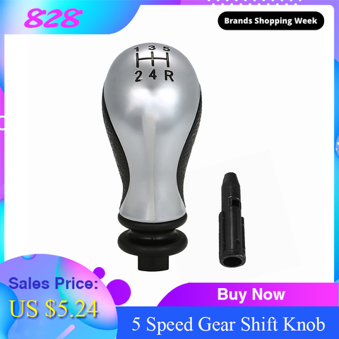 5 Speed Manual Gear Shift Knob Stick Car Gear Shift Knob Replacement for Citroen C5 01-08 Xsara Picasso 99-08 ► Photo 1/6