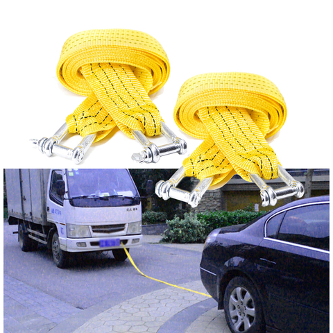 5m Heavy Duty Tow Strap with Safety Hooks 10,000 LB Capacity | Polyester Nylon Car Tie Down Strap Ratchet Strap ► Photo 1/6