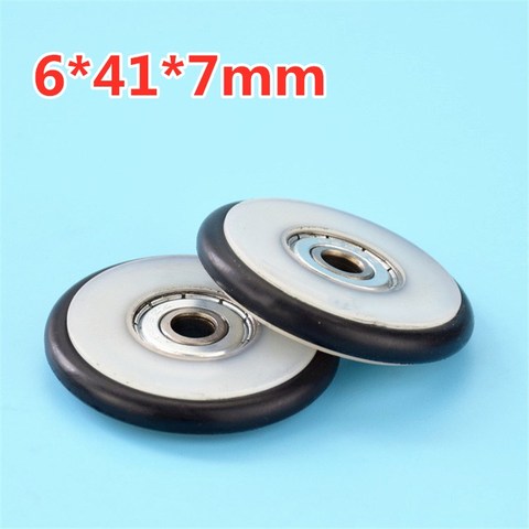 1PC 6*41*7mm Buna-N Rubber O Rubber Ring 626 Bearing Moving Pulley Rubber Roller Mute Elasticity ► Photo 1/4