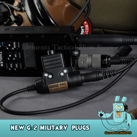 Z-tac Tactical Peltor PTT PRC 152 PTT U TCI Tactical G:2 Military Plugs Push-to-Talk Adapter For PRC-148 PRC 152 Walkie-Talkie ► Photo 1/6