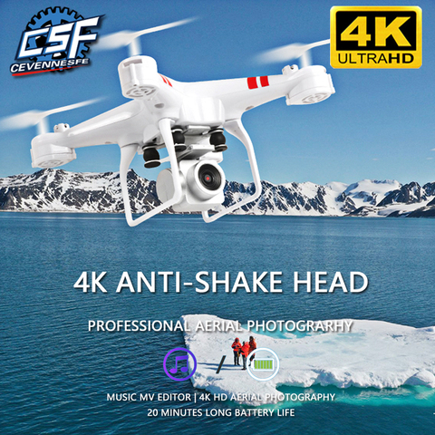 2022 New Drone 4k Camera HD Wifi Transmission Fpv Drone air Pressure Fixed Height four-axis Aircraft Rc Helicopter With Camera ► Photo 1/6