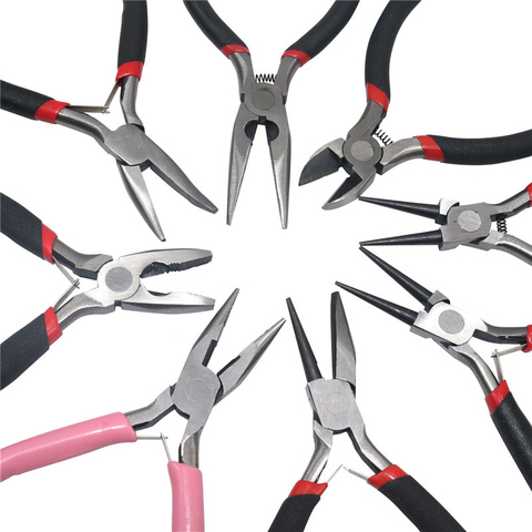 Ferronickel Carbon-Hardened Steel Round Nose End Cutting Jewelry Pliers Tools DIY Equipment Pliers Fit Handcraft Beadwork Repair ► Photo 1/6