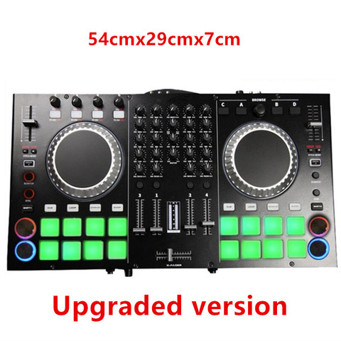 2 channel audio controller computer dj disc machine EQ balance music control 8 sound driver mixes microphone headset connection ► Photo 1/6