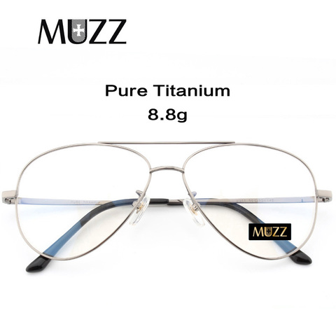 Pure Titanium Prescription Frame Pilot Men Oversize Eye Glasses Frame Optical Myopia Eyeglasses High-quality Frame for Women ► Photo 1/6