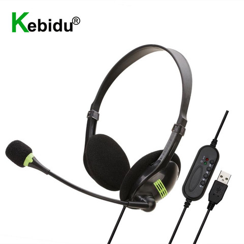 Gaming Stereo Headphones 3.5mm/USB Wired Game Headset Earphone with Mic for PC Computer Skype MSN PS4 Play Station 4 ► Photo 1/6