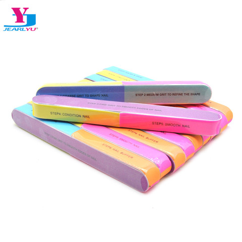 5Pcs/lot Acrylic Nail File Buffer Set Nail Sanding File Block 7 Side Professional Nail Buffer Makeup Portable Manicure Nail Tool ► Photo 1/6