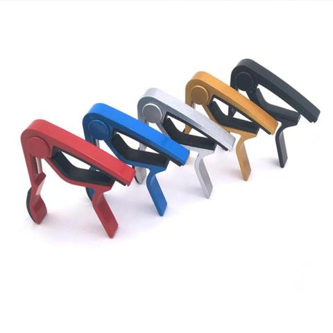 High Quality Aluminium Alloy Metal Guitar Capo Quick Change Clamp Key Acoustic Classic Guitar Capo Tone Adjusting Guitar Parts 8 ► Photo 1/6