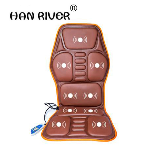 Car Home Office Full-Body Massage Cushion.Heat Vibrate Mattress.Back Neck Massage Chair Massage Relaxation Car Seat 12V ► Photo 1/6