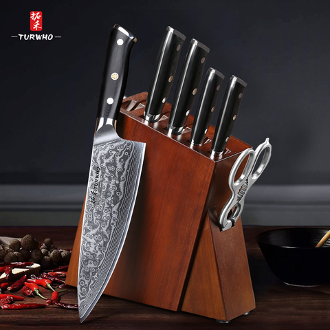 XINZUO 3PCS Pro Kitchen Knife Sets Japanese forged Damascus Steel