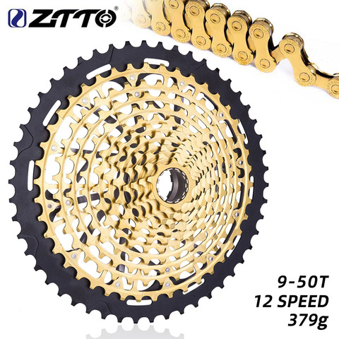 ZTTO MTB 12 Speed 9-50T Bicycle Cassette 12S XD Full steel 9T 12Speed Mountain Bike Freewheel Sprocket ► Photo 1/6