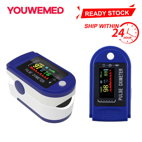 New!Medical Digital Finger Pulse Oximeter SPO2 PR Oximetro de dedo Pulso Family Fingertip Blood Oxygen Saturation Pulsioximetro ► Photo 1/6