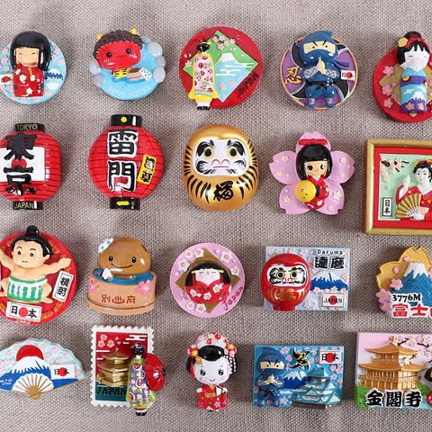 Tourist Souvenir Refrigerator Magnet Japan Tokyo Japan Decoration 3D Fridge Magnet Sticker Souvenir Kitchen Home Decoration ► Photo 1/1