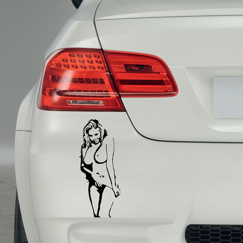 Sticker Sexy body on a gray background