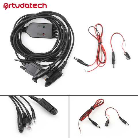 Artudatech 5 in 1 USB Programming Cable For Motorola CM140 GM338 GM340 GM360 CP150 EP450 Walkie Talkie Radio GM 338 340 CM 140 ► Photo 1/6