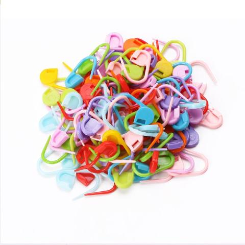 20/100Pcs Colorful Knitting Stitch Markers Crochet Locking Tool Craft Ring Holder ► Photo 1/6