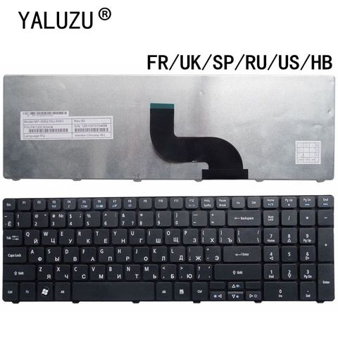 US/UK/SP/RU/FR/HB Laptop Keyboard FOR Acer Aspire 5742 5742G 5742Z 5740 5810 5810T 5810TG 7735 5336 5536G 5336 5738G 5738 ► Photo 1/6
