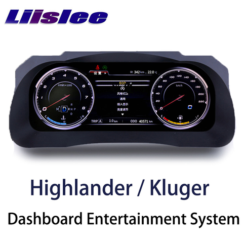 LiisLee Instrument Panel Replacement LED Dashboard Entertainment Intelligent System for Toyota Highlander Kluger XU50 2013~2022 ► Photo 1/6