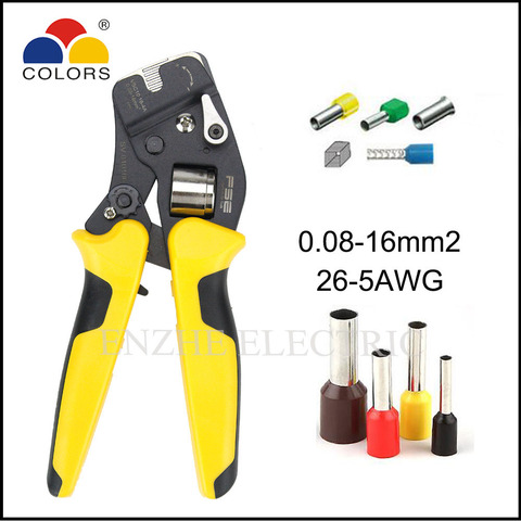 mini-type self-adjustable crimping plier fasen Hand tool VSC10 16-4A Special 23-5AWG pipe clamp Tweezers Knife four-sided crimp ► Photo 1/6