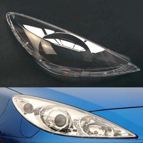 Car Headlamp Lens For Peugeot 307 2008 2009 2010 2011 2012 2013 Car Headlight Headlamp  Lens Auto Shell Cover ► Photo 1/6