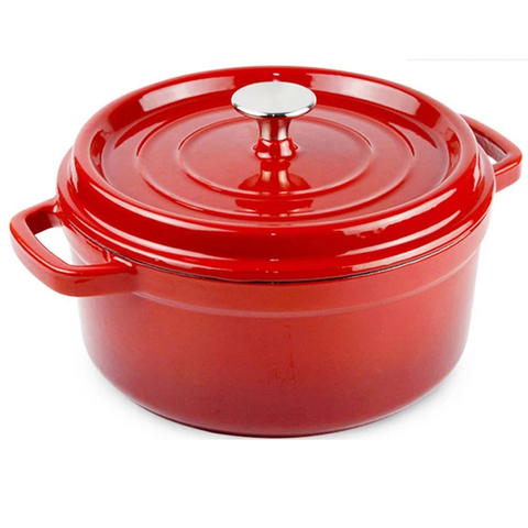 Big 20-26CM Cast Iron Enamel Pot Cookware Carbon Steel Enamel Dutch Oven Pot Set ► Photo 1/6