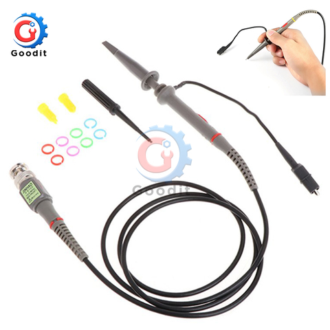 P6100 100MHz Oscilloscope Scope Clip Probe Test Leads High Precision Scope Analyzer Alligator Test Clip Probe for Tektronix HP ► Photo 1/6