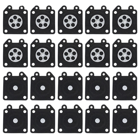 20Pcs 2500 3800 4500 5200 5800 Chainsaw Carburetor Repair Parts Metering Diaphragm Gaskets ► Photo 1/6