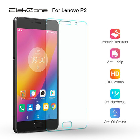 Nano-coated 9H HD Phone Screen Tempered Glass Film On The For Lenovo P2 2.5D HD Screen Protective Glass Film For Lenovo P2 ► Photo 1/6