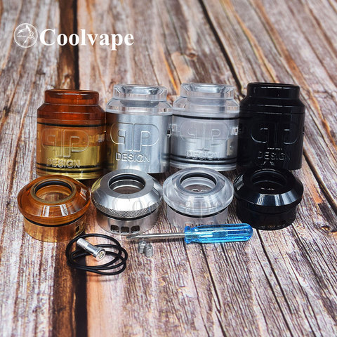 coolvape qp KALI V2 RDA 25mm BF Squonk Rebuildable Drops Adjustable with BF Pin vs HAKU VENNA V2 rda Compatible for Kennedy mod ► Photo 1/6