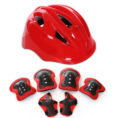 Hirigin 7Pcs/set Kids Boy Girl Safety Helmet Knee Elbow Pad Sets Children Cycling Skate Bicycle Helmet Protection Safety Guard ► Photo 1/6