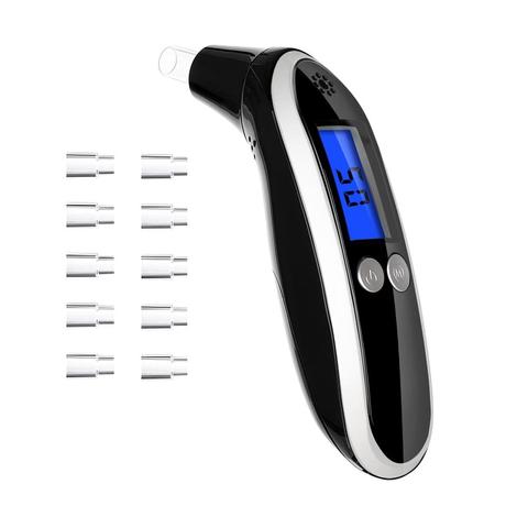 EEK-Brand Ketone Meter Professional Grade Digital Ketone Breath Analyzer Tracing Ketosis Status with 10 Mouthpieces(Black) ► Photo 1/6