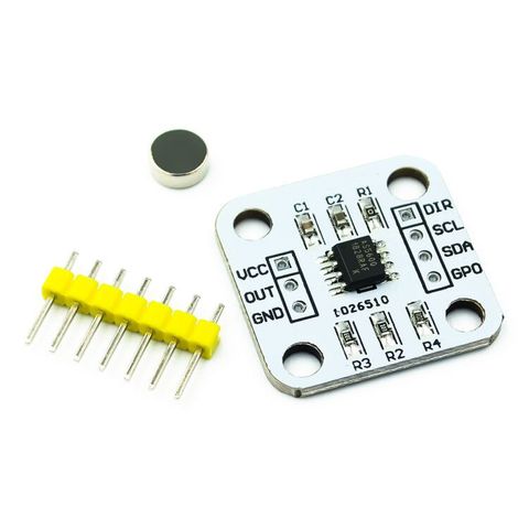 AS5600 magnetic encoder magnetic induction angle measurement sensor module 12bit high precision ► Photo 1/4