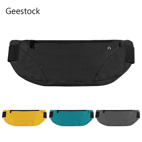 Geestock Waist Bag Running  Fanny Pack Sports Belt Bag Portable Phone Pounch Gym Waist Bag Water-resistant Wallet Elastic belt ► Photo 1/6