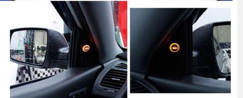 Universal BSM Car Blind Spot Monitoring System Ultrasonic 2 sensor radar 2 LED Indicator 1 Alarm  detection Lane Changing Assit ► Photo 1/6