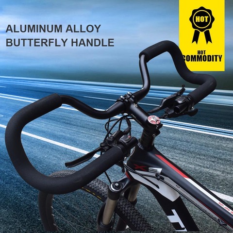 NEW butterfly 31.8mm MTB Mountain Bike Handlebar Travel Bicycle Rest Handlebar Aluminum Alloy Bicycle Handlebar Bike Accessories ► Photo 1/6