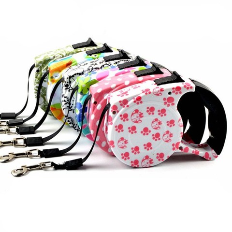 Pet Supplies Dog Collar Leash Automatic Retractable Leash Harness Puppy Patrol Rope Walking Cat Traction Small Medium Dog Leash ► Photo 1/6