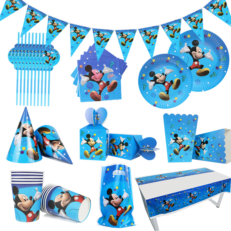 Mickey Mouse Birthday Party Decorations Kids Boy - 82pcs Disney Mickey Foil  - Aliexpress