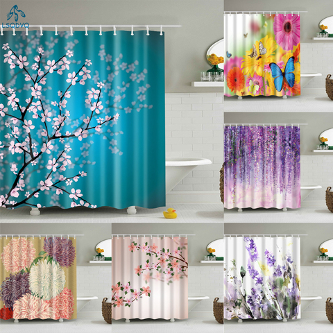 History Review On 3d Flower, Lotus Blossom Shower Curtain