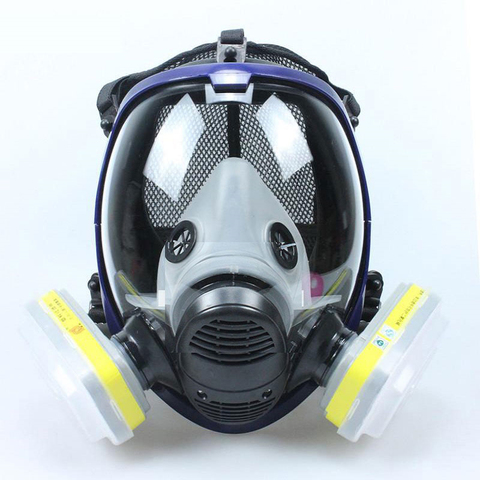 7 in 1 Set Painting Spraying Safety Respirator Gas Mask 6800 Gas Mask Full Face Facepiece Respirator PM011 ► Photo 1/6