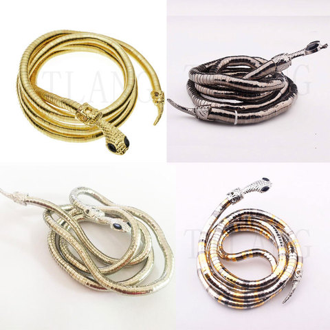 5 Colors 6mm 90cm Bendable DIY Snake Head Necklace Flexible Twisty Bangle Bracelet ► Photo 1/6